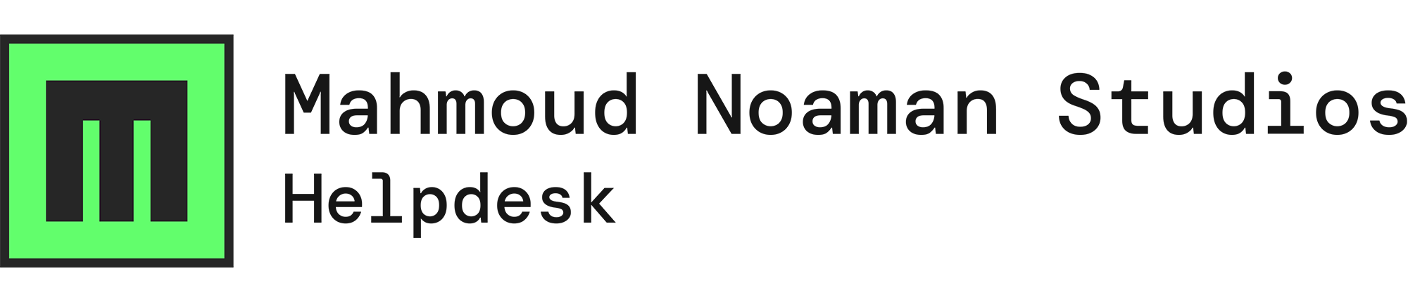 Mahmoud Noaman Studios Helpdesk